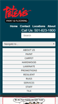 Mobile Screenshot of petersflooringandpaint.com
